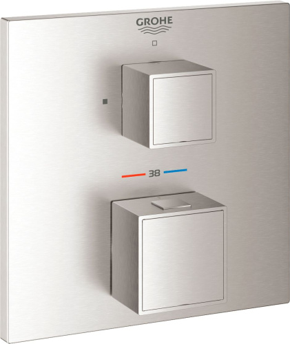 Термостат Grohe Grohtherm Cube 24153DC0 для душа, суперсталь фото 3