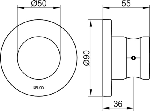 Настенный держатель Keuco 59591010001 хром фото 2