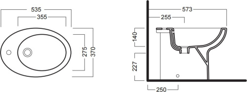 7 540 руб. Биде напольное Hatria Erika Pro фото 5 Биде напольное Hatria Erika Pro фото 5