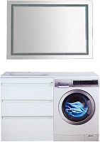 Тумба с раковиной Misty Фостер 70 напольная, под стиральную машину