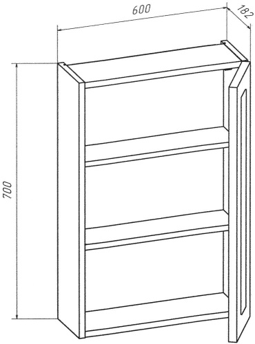 Шкаф Бриклаер Адель 60 фото 4 Шкаф Бриклаер Адель 60 фото 4