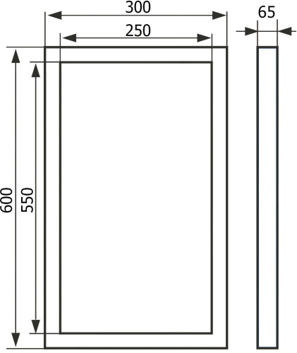 Люк настенный Evecs Ceramo Comfort D3060 фото 4