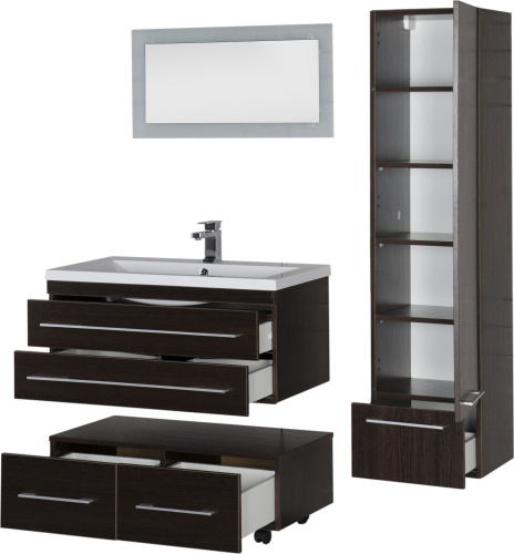 Шкаф-пенал Aquanet Нота венге фото 6