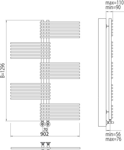79 500 руб. Полотенцесушитель водяной Terminus Европа П30 500*1296 фото 3 Полотенцесушитель водяной Terminus Европа П30 500*1296 фото 3