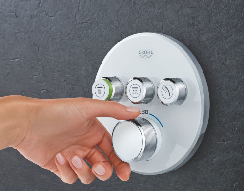 Термостат Grohe Grohtherm SmartControl 29904LS0 для душа, moon white фото 3