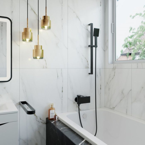 Душевая штанга IDDIS Slide SLI70BLi17 черная фото 2