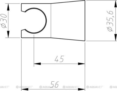 Настенный держатель Aquanet Steel AF210-93S фото 2