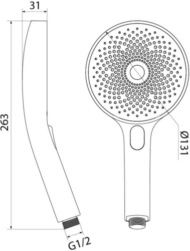 Душевая лейка IDDIS SpaHome SPA3F0Bi18 фото 5