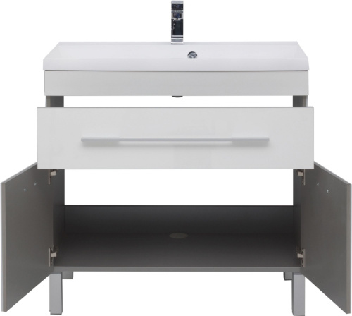 Мебель для ванной Aquanet Верона 90 белая, 1 ящик, 2 двери фото 13