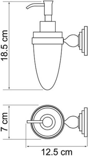 Дозатор Wasserkraft Ammer K-7099 фото 3