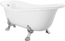 Ванна из искусственного камня Migliore Bella 23132 170x81 белая, хром