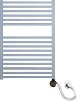 Полотенцесушитель электрический Luxrad Kwadro 066315 72х50 R, серый, терморегулятор selmo smart