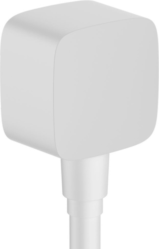 Шланговое подключение Hansgrohe FixFit 26457700 матовый белый