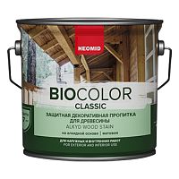 NEOMID BIO COLOR CLASSIC защитная декоративная пропитка на алкидной основе,махагон (9л)