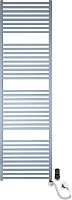 Полотенцесушитель электрический Luxrad Kwadro 066421 172х50 R, серый, терморегулятор selmo smart programm с пультом