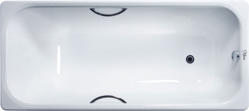 Чугунная ванна Maroni Aura lux 170x75, с ручками фото 2
