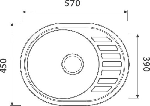 Мойка кухонная Kaiser KSS-5745 L фото 2