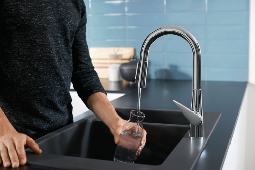 Смеситель Hansgrohe Talis M51 73851000 для кухонной мойки, хром фото 11