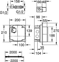 Блок питания Grohe 36264001 соединительная коробка для электропитания