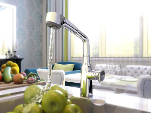 Смеситель Elghansa Kitchen 56A1599 для кухонной мойки фото 5