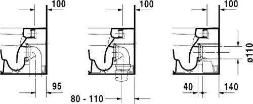 Унитаз приставной Duravit DuraStyle 2150090000 фото 6