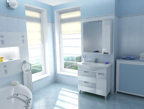 Зеркало Aquanet Сити 100 белый R фото 8