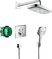 Душевой комплект Hansgrohe Raindance Select E ShowerSelect 27296000 С ВНУТРЕННЕЙ ЧАСТЬЮ