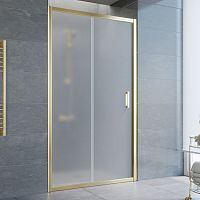 Душевая дверь в нишу Vegas Glass ZP 100 09 10 профиль золото, стекло сатин