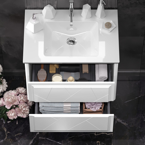 Мебель для ванной Opadiris Луиджи 70 белая фото 10