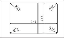 Мойка кухонная Florentina Таис 760 жасмин
