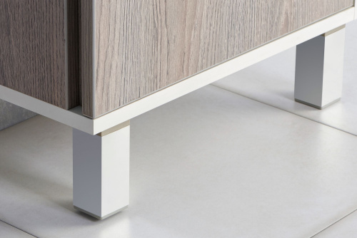 Мебель для ванной AQUATON Эмма 46 R, белая, дуб наварра фото 4