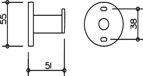 Крючок Keuco Plan 14914 хром фото 4 Крючок Keuco Plan 14914 хром фото 4