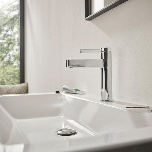 Кран Hansgrohe Finoris 100 76013000 для раковины, хром фото 6