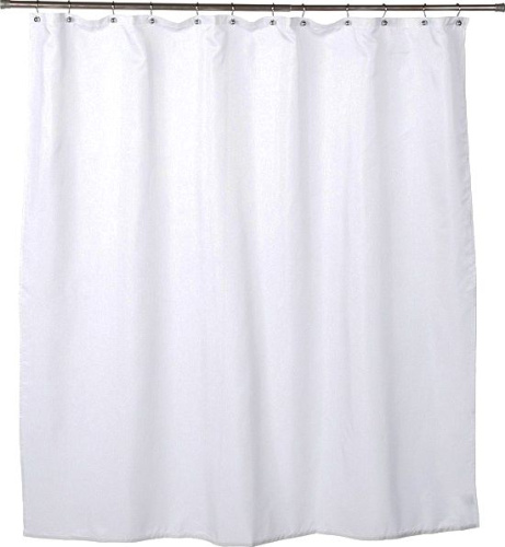 Штора для ванной Carnation Home Fashions Nylon Liner White защитная