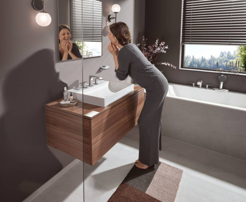 Смеситель Hansgrohe Vivenis 75444000 на борт ванны, хром фото 2