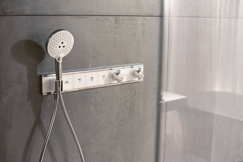 Душевая лейка Hansgrohe Raindance Select S 26531400 белый - хром фото 9
