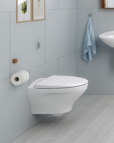 Унитаз подвесной Gustavsberg Estetic Hygienic Flush белый фото 7