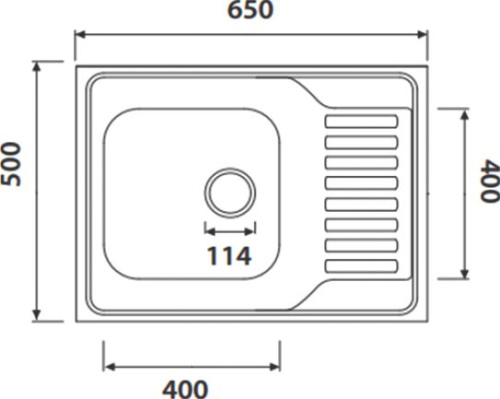 Мойка кухонная Kaiser KSS-6550 L фото 2