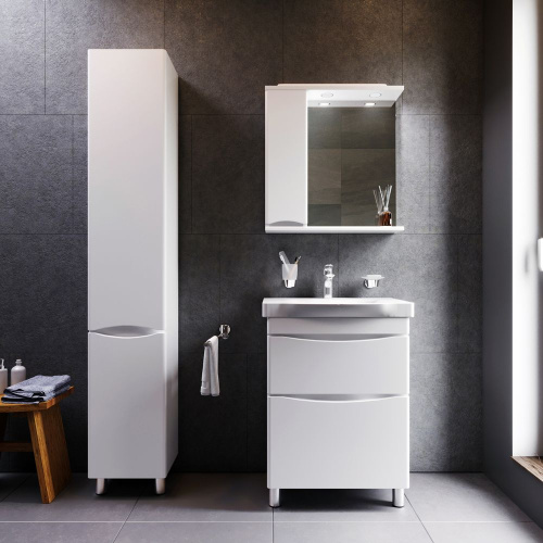 Мебель для ванной AM.PM Like 65 напольная, белый глянец + Сертификат AM.PM на 30 дней подписки на медиасервис фото 2