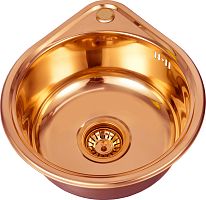 Комплект Мойка кухонная Seaman Eco Wien SWT-3945-Copper polish + Смеситель Seaman Barcelone SSL-5077 Copper для кухонной мойки