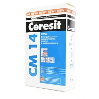 Клей Ceresit Extra 14 цемент, для плитки и керамогранита 25 кг