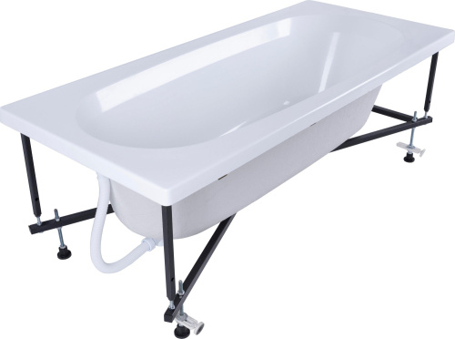Акриловая ванна Aquanet Lotto 170x75 с каркасом + коврик фото 4