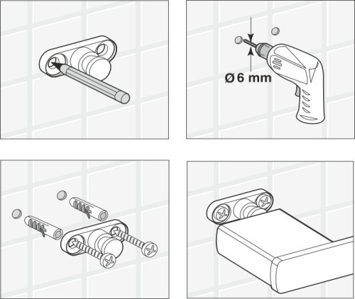 Полотенцедержатель Wasserkraft Sauer K-7940 двойной фото 6