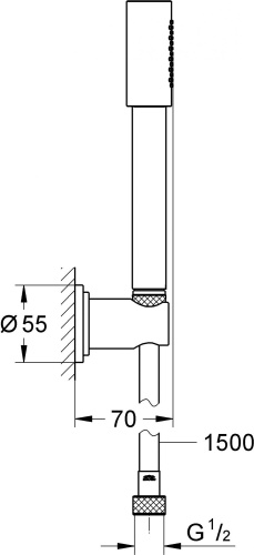 Душевой гарнитур Grohe Sena 28348000 фото 3
