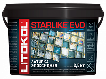 Затирка эпоксидная Litokol Starlike Evo S.130 серый бетон 2,5 кг.