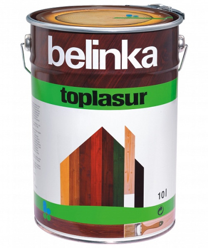 Belinka Toplasur Декоративное лазурное покрытие 5 л цвет 72 санториново – синий