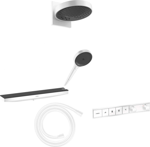 Душевой комплект Hansgrohe Rainfinity 15382700 + 26232700 + Душевой гарнитур фото 10