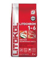 Затирка цементная Litokol Litochrom 1-6 мм C.110 голубой 2 кг.