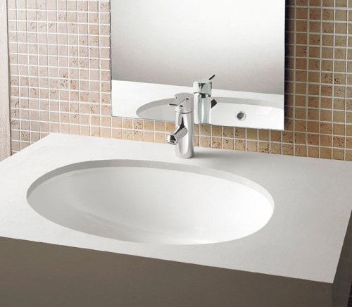 Раковина Jacob Delafon Ovale EN262 встраиваемая снизу с креплениями фото 3