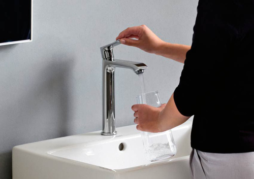 Смеситель Hansgrohe Metris 31183000 для раковины фото 9